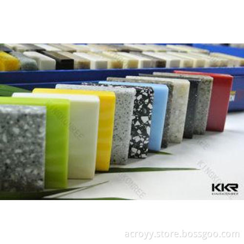 Royal Colors Modified Solid Surface Acrylics Stone For Colu